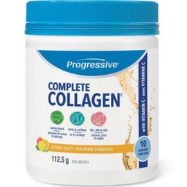 Progressive Complete Collagen (Grass Fed Bovine Collagen with Vitamin C & Tryptophan), Unflavoured / 250g