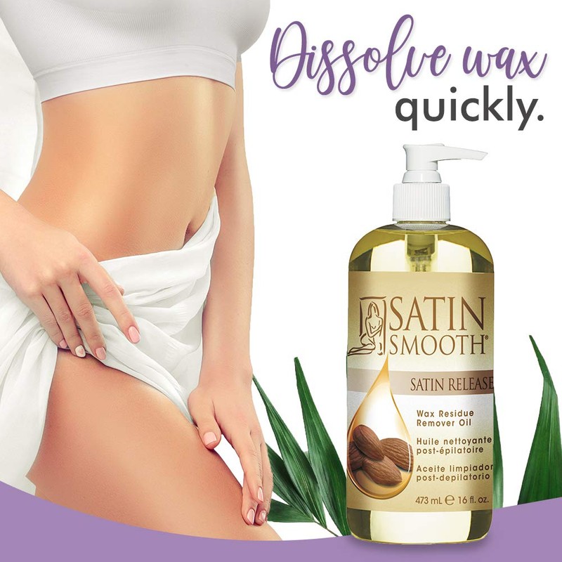 Satin Smooth Satin Release Wax Residue Remover Oil, Post-Wax Treatment