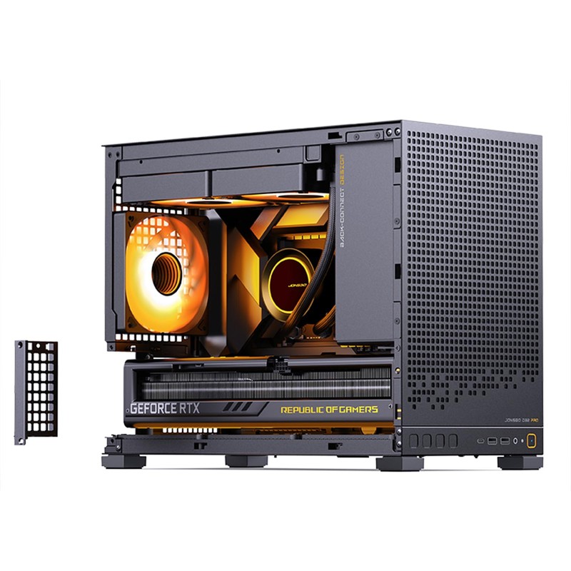 JONSBO D32 PRO Micro-ATX PC Case,High Compatibility Mini Desktop Case,A/B