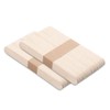 Samcos 100 Wooden Sticks Muddler Ice Sticks Ice Sticks Handmade