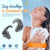 Swimming Ear Plugs, 2 Pairs Swimmers Earplugs for Adults Teens-
