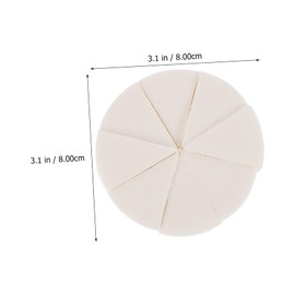 SAFIGLE 2Sets Makeup Sponges Small Non Wedge Powder for Foundation Application Dry Wet Use for Natural Blending Convenient Compact Design