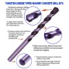 HF 3/16" Masonry Drill Bit Carbide Tip Black/White Drill Concrete