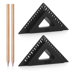 Shimeyao 4 Pcs Trimble Door and Window Casing Reveal Marking Tool 3/16 and 1/4 inch Trim Marking Gauge with Wood Pencils for Woodworking Decoration Projects