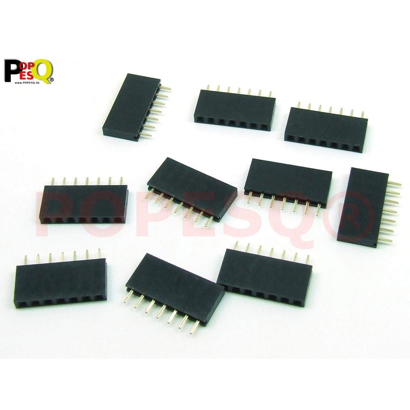 POPESQ® #A767 Female Header 2.54 mm 7-Pin Compatible with Arduino