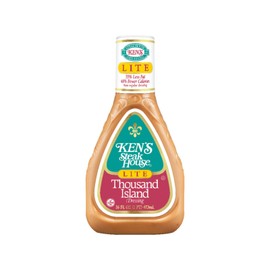 Ken's Steak house LITE Thousand Island Dressing 16 Fl Oz (Pack of 4)