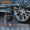 50PSI Electric Paddle Board Pump, 5200mah Dual Stage SUP Pump