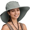 Solaris Wide Brim Sun Hat for Women, UPF 50+ UV
