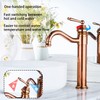 GGStudy Tall Body Single Handle One Hole Bathroom Vessel Sink
