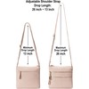Solene Women's Wu085 Crossbody Bag, Nude