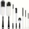 8-Piece Bottle Cleaning Brush Set with Long Handles and Assorted