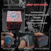 DND Rotary Metal Dice 3D Handheld 7-in-1 Polyhedral Role Playing