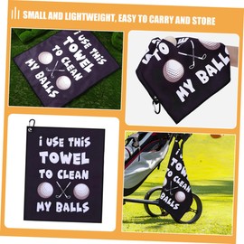 WEKADRIN Golf Absorbent Quick Dry Towel Small Portable Keep Clean Microfiber Material Pole Compatible for Cleaning Golf Balls