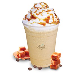 Angel Specialty Products, Blended Ice Coffee, Instant Frappe Powder Mix, 3-Pound Bag, Caramel Latte [34 Servings]