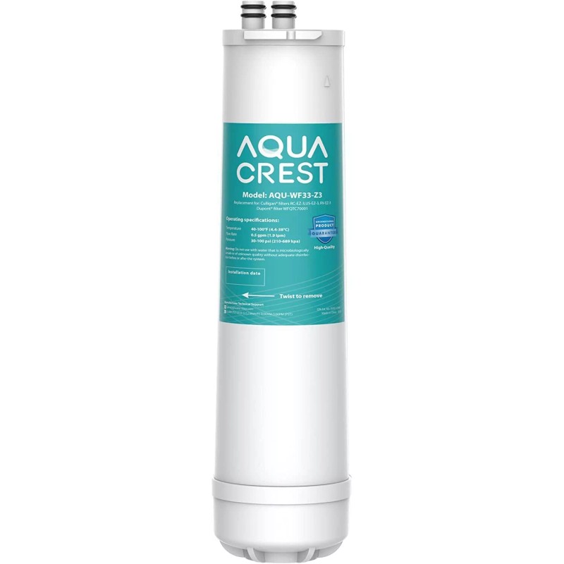 AQUA CREST RC 3 EZ-Change Premium Under Sink Water Filter,