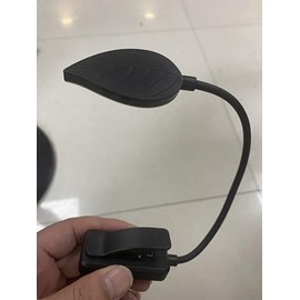 Rechargeable Book Lights for Reading at Night - Eye,3 Color Temperatures,3 Brightness Levels,Flexible Goose Neck Clip on Light,Reading Lights for Books in bed with Power Indicator for Bookworms(Black)