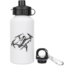 Azeeda 400ml 'Flying Drone' Kids Reusable Water/Drinks Bottle (WT00081531)