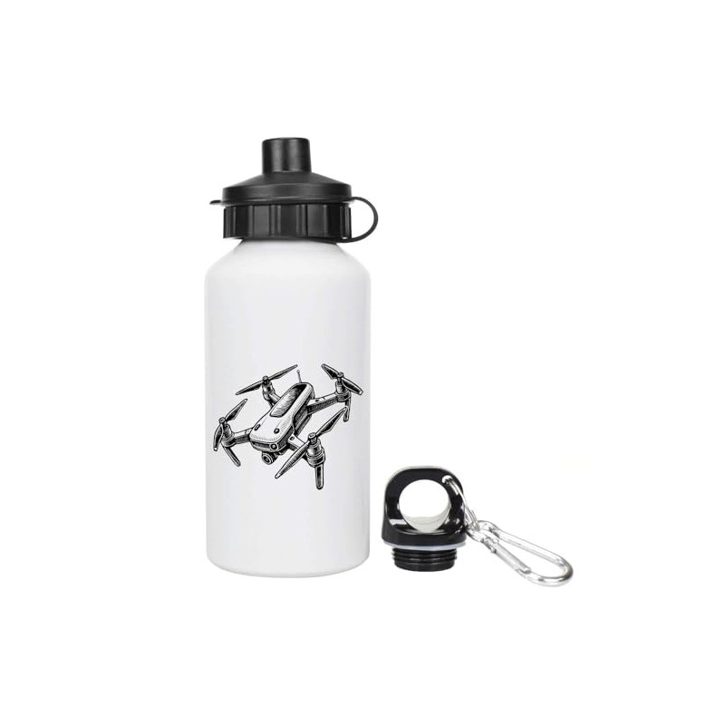 Azeeda 400ml 'Flying Drone' Kids Reusable Water/Drinks Bottle (WT00081531)