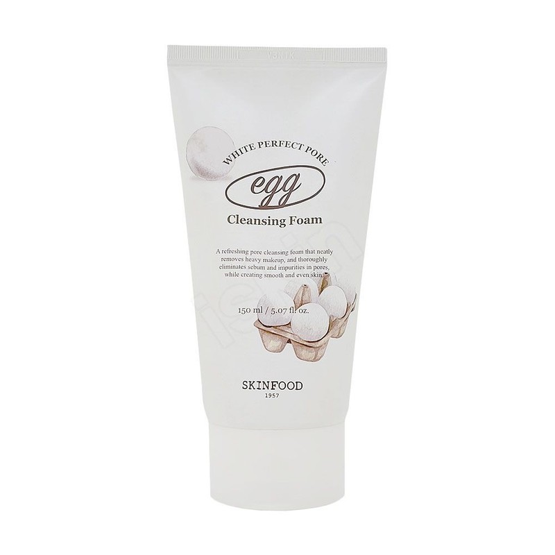 skin food 스킨푸드 화이트 퍼펙트 폼150ml 에그포어클렌징폼