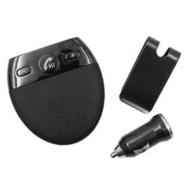 WANGCL Hands-Free Car Kit Bluetooth Speaker for Sun Visor Music Player Automatic Power On