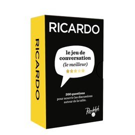 Ricardo - le jeu de Conversation (lemeilleur) - 200 Questions Pour nourrir les Conversations autour de la Table