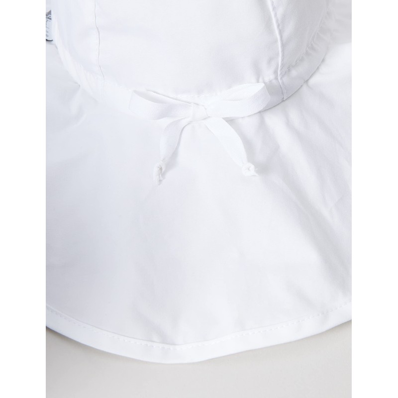 Sterntaler Baby Girls’ Flapper Hat Sun Hat (Flapper) - White