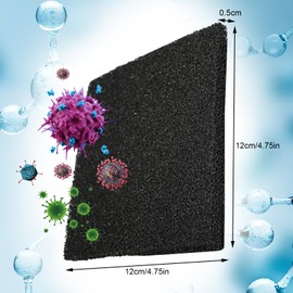 8 Pack Compost Bin Filter Activated Carbon Filter for Countertop Bin, 4.7” Kitchen Compost Bin Charcoal Filter for Compost Bucket