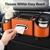 4-in-1 Car Seat Back Organizer for Rear Seat Storage –