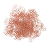 100Pcs Shape Paper Clips, Rose Gold Small Paperclips Photo File