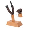 Flanger FH-003 Durable Wooden Base Violin Hanger Hook Wall Mount