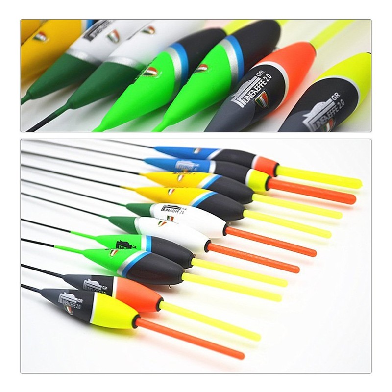 Fishing Floats Set, 10 Pieces Fishing Floats Bobbers Colourful Fish