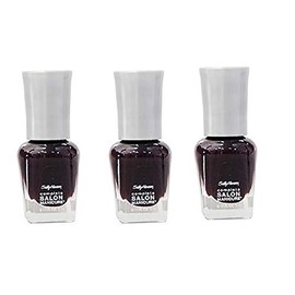 Sally Hansen Complete Salon Manicure 3 x Mini 5ml Nail Polishes - Pat on the Black