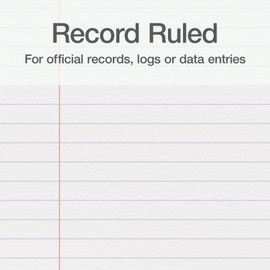 Boorum & Pease 96304 Record/Account Book, Black/Red Cover, 144 Pages, 5 1/4 x 7 7/8