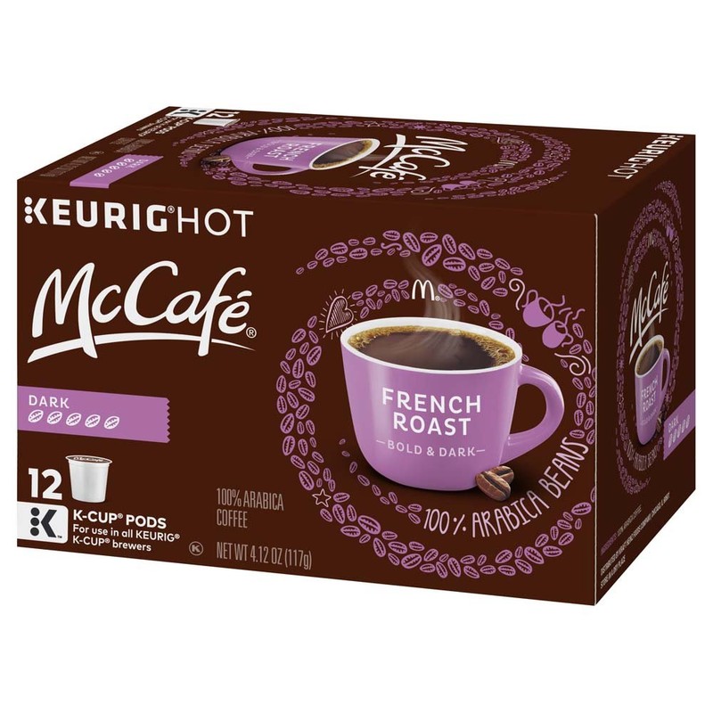 McCafé French Dark Roast K-Cup Coffee Pods (12 Pods)