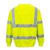 Portwest B303 High Visibility Reflective Sweatshirt Yellow, X-Large