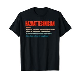 Hazmat Technician Vintage Definition Wizard Magician T-Shirt