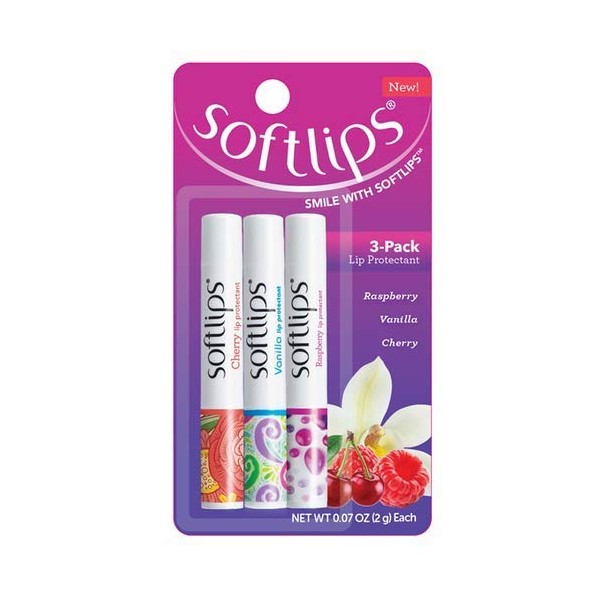 Softlips Slim Sticks Classic Flavor Pack (2 Packs of 3)