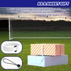Waltool 60Pcs Goals Net Attachment Straps and 5.9 Inch Soccer
