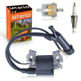 Mtanlo For Honda GX160, GX200, GX110, GX120, GX140 Spark Plug & Fuel Filter Set with High Voltage Package - OEM Codes: 30500-ZE1-033, 30500-ZE1-063, 30500-ZE1-073