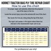 Hornet Tire Bias Tractor Tire Repair Patch HTP1 - Single