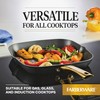 Farberware Forged Induction Ceramic Cookware Nonstick Square Grill Pan/Griddle Pan,