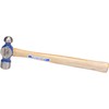 VAUGHAN Ball Pein Hammer, 24 oz, Hickory handle, American high