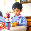 Kids Bluetooth Microphone Wireless LED Lights Wings Decoration USB Rechargeable