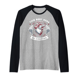 Bodybuilding Powerlifting Weightlifting Fitness Gym Raglan Baseball Tee