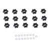 AOMIKITSTU Star Grip Nuts, Pack of 15, Star Head Clamping