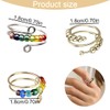 SGERUFZ 3-Piece Anti-Stress Ring Set, Adjustable Anxiety Ring, Efficient Relief