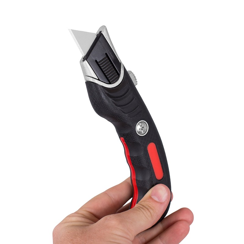 INTERNET'S BEST Ergonomic Utility Knife Set | Retractable Box Cutter