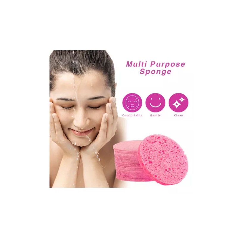 Generic Esponjas Limpiadoras Desechables Desmaquillantes De 100 Piez