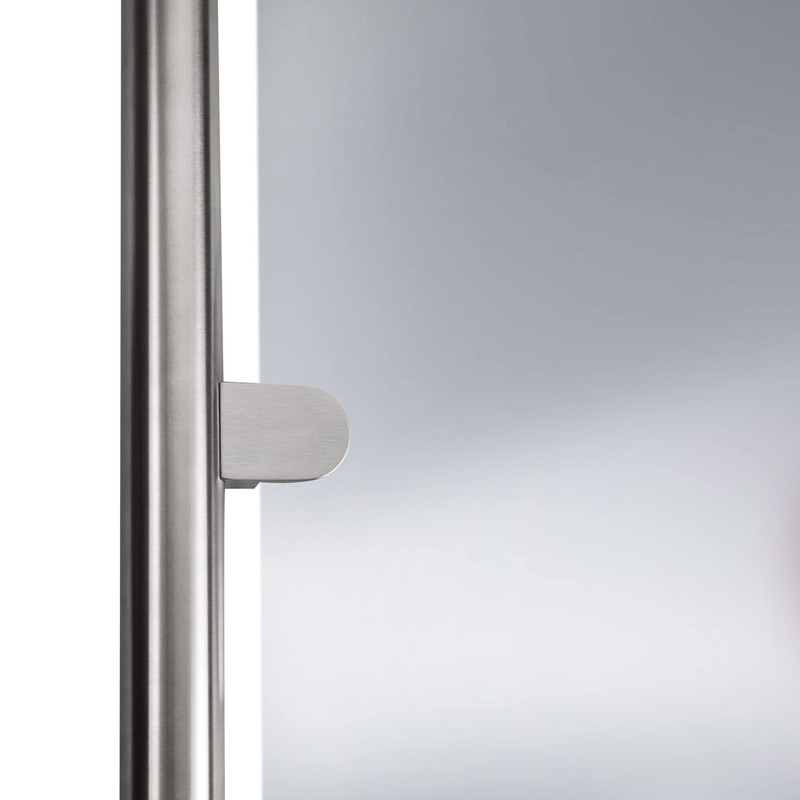8 x Stainless Steel Glass Holder Square for 6 mm