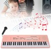 54 Key Keyboard Piano Smoothly Plastic Keyboard Piano Portable Dual